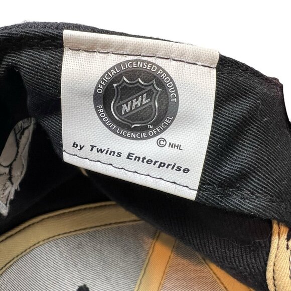 Pittsburgh Penguins Twins Enterprise Spell Out Snapback Hat Cap NHL Hockey Logo - Picture 8 of 9